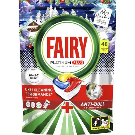 Fairy Platinum Mrs Hinch Alpine Escape Dishwasher Tablets